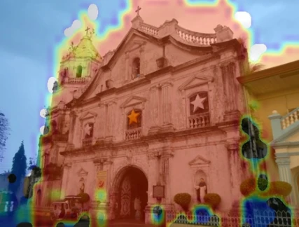 Church view 2: high attention on architectural details