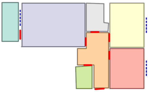 CubiCasa5K sample 6251 predicted floorplan