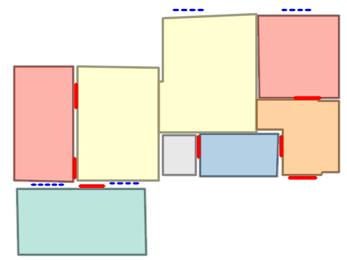CubiCasa5K sample 6265 predicted floorplan