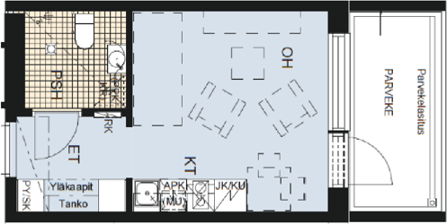 CubiCasa5K sample 6170 ground-truth image