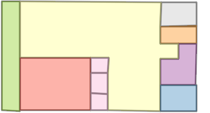Raster2Graph sample 010332 predicted floorplan