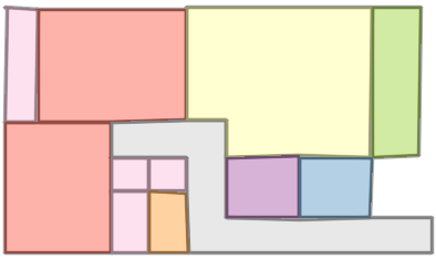 Raster2Graph sample 010340 predicted floorplan