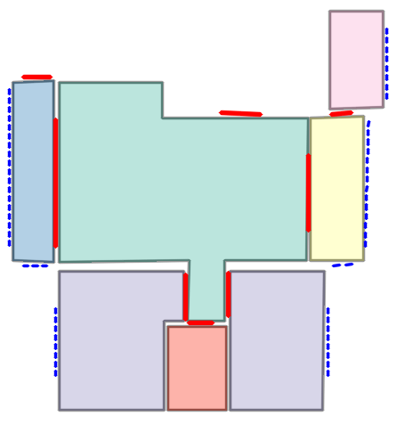 Structured3D sample 3250 predicted floorplan
