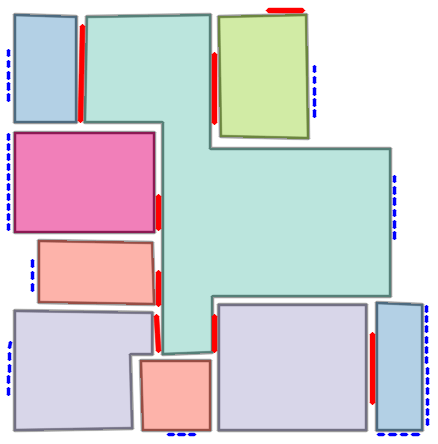 Structured3D sample 3253 predicted floorplan