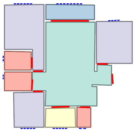 Structured3D sample 3301 predicted floorplan